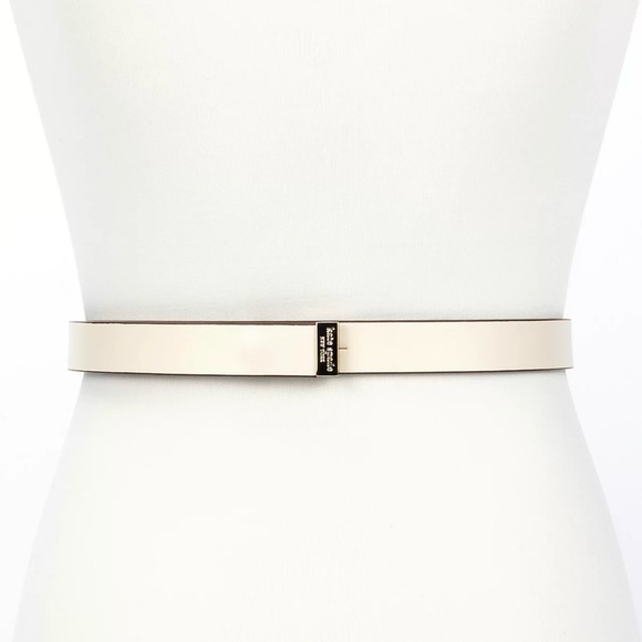 Never Worn! Kate Spade New York Leather Bow Belt. Size Large - Picture 3 of 9